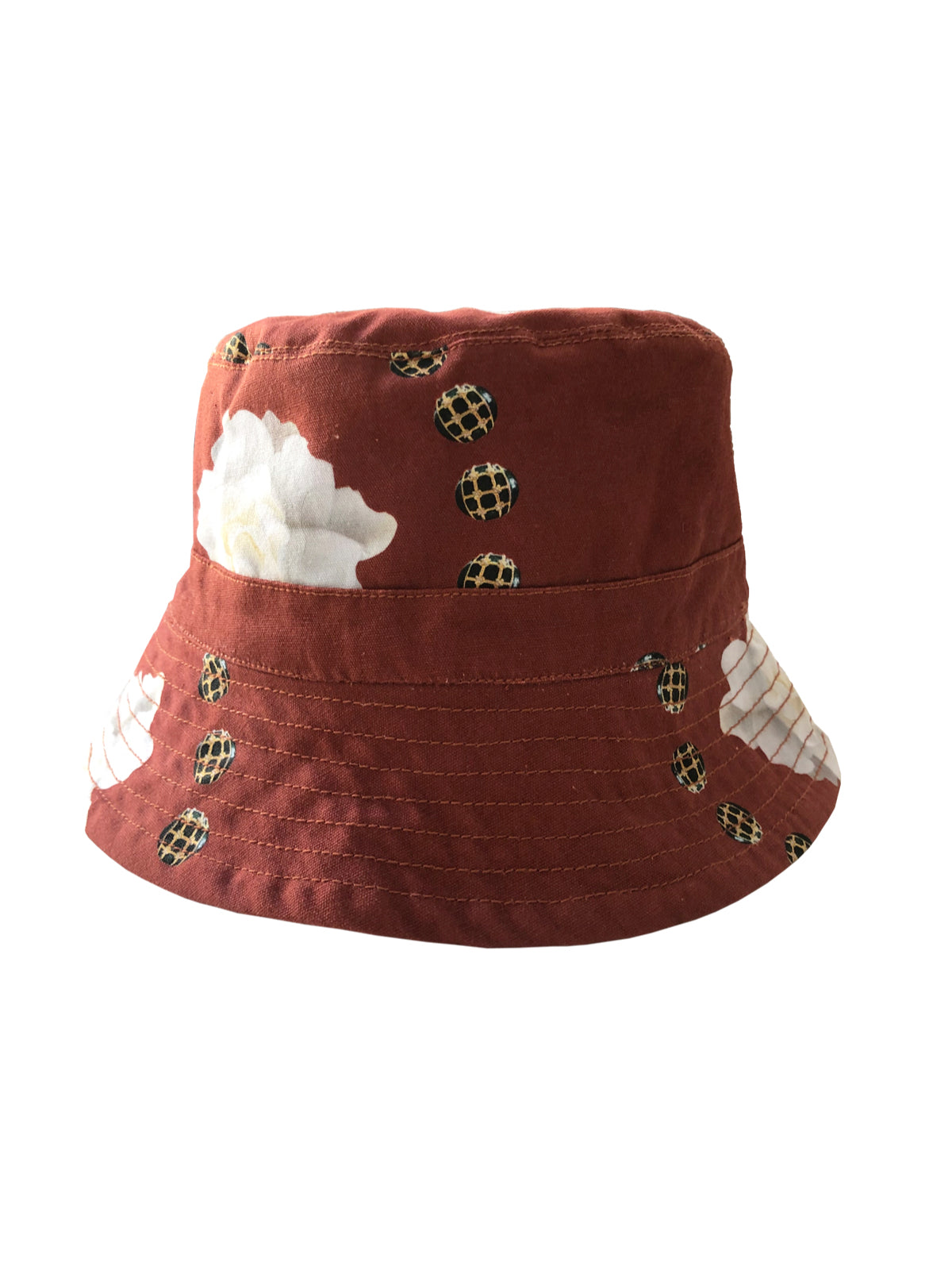 Bucket hat - Red Blanch print
