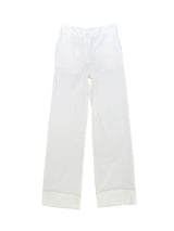 Ronna Nice siesta white pants 100% linen 